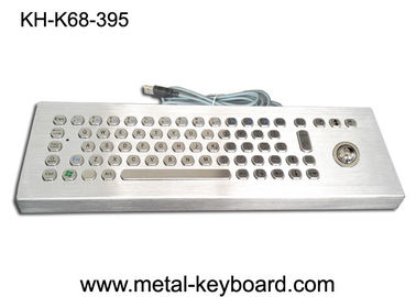 Metal industrial de escritorio rugoso del quiosco del teclado de ordenador de 70 llaves