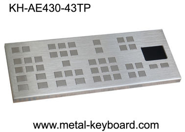 Teclado industrial resistente del vándalo con el panel táctil/la precisión grande del teclado del soporte del panel de las llaves