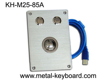 Dispositivo de señalización industrial del quiosco rugoso con el ratón del Trackball del metal de los 25MM y 2 botones redondos