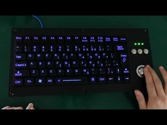 Teclado de silicona USB retroiluminado a prueba de polvo, 75 teclas