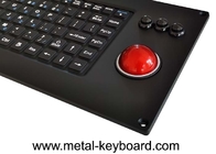 El panel industrial numérico del metal del Trackball de la resina del teclado IP65 del silicón del FN