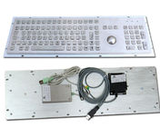 Vándalo - teclado industrial de la PC de la resistencia IP65 con el Trackball del metal de los 25MM