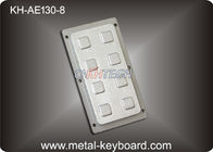 Telclado numérico funcional del número del teclado del acero inoxidable de 8 llaves para la plataforma industrial del control