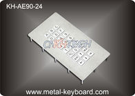 24 llaves Metal el teclado a prueba de vandalismo rugoso industrial IP65 a prueba de mal tiempo