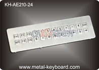 Teclado industrial resistente del metal del vándalo, larga vida del impermeable del teclado de IP65 ss