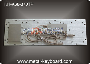 Metal el teclado de ordenador industrial con el teclado del panel táctil de 70 llaves
