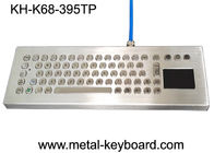 Teclado construido sólidamente prenda impermeable, teclado de ordenador del metal con diseño solo del soporte