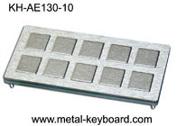 Sacuda el teclado industrial industrial del quiosco del teclado PS2 del metal de las llaves de la prueba 10