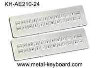 Teclado industrial resistente del metal del vándalo, larga vida del impermeable del teclado de IP65 ss