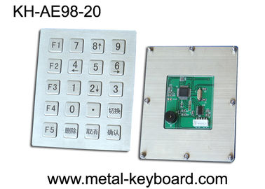 Teclado industrial del acero inoxidable de 20 llaves con el interfaz USB o PS/2