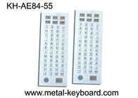 Vándalo anti del teclado industrial del metal de 55 llaves con la disposición modificada para requisitos particulares