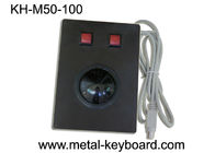 Botones modificados para requisitos particulares del metal 2 del negro del dispositivo de señalización del Trackball del soporte del panel de la resina