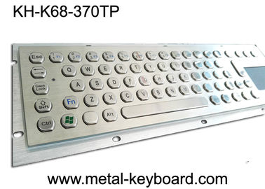 Teclado industrial con llaves del panel táctil 70, teclado del funcionamiento estable del panel táctil del metal