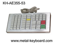 Vándalo construido sólidamente metálico del teclado de 53 botones coloridos de la resina resistente y prueba del polvo