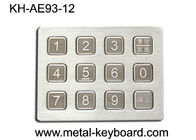 Telclado numérico industrial numérico rugoso del acero inoxidable en 3 x 4 llaves de la matriz 12