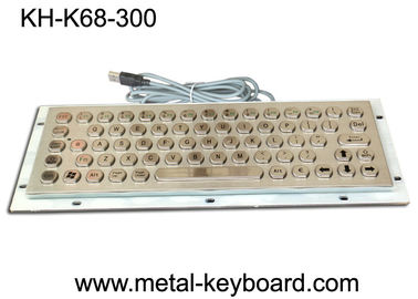 Teclado de ordenador industrial de la tarifa IP65 con el material rugoso del metal