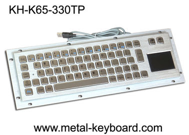 Teclado industrial a prueba de vandalismo del quiosco del ordenador con el soporte del panel del acero inoxidable