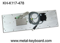 Teclado a prueba de polvo del soporte del panel del metal con el Trackball y el telclado numérico del número