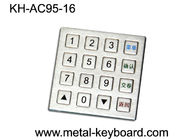 Teclado numérico industrial 4 x 4 matriz, telclado numérico del metal del impermeable del IP 65
