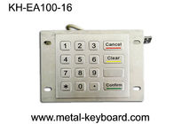 El puerto de USB SS industriales Metal llave plana del telclado numérico/del telclado numérico 16 del acero inoxidable