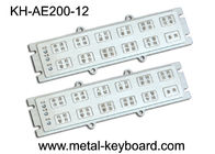 Líquido metálico de encargo - impermeabilice el teclado industrial del quiosco del metal con 12 llaves