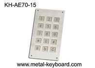 Teclado numérico del metal del quiosco con 15 llaves para el tiempo del sistema público - prueba