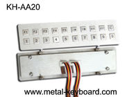Telclado numérico impermeable clasificado IP65 de la entrada de puerta con 20 mini llaves del tamaño