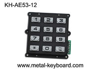Anti - el teclado numérico IP 65, 12 del metal del vándalo abotona el telclado numérico de la entrada numérico