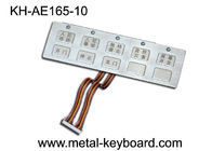 10 llaves impermeabilizan el telclado numérico del metal con la solución del montaje del panel superior