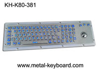El teclado de prueba del polvo del ratón del Trackball de 80 llaves LED hizo excursionismo para las condiciones oscuras
