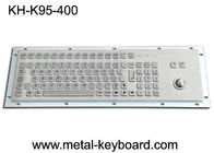 Teclado industrial del soporte del panel de las llaves de la FCC 95 con la disposición estándar de la PC del Trackball