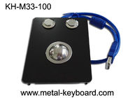 Buen funcionamiento industrial del Trackball IP65 del metal del negro del dispositivo de señalización del soporte del panel