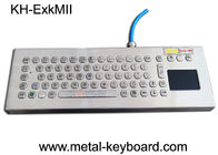 Telclado numérico a prueba de explosiones del acero inoxidable, teclado industrial de la PC con el panel táctil