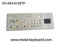 Llaves de acero inoxidables del quiosco del metal del teclado rugoso del símbolo 28 con el panel táctil