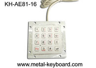 Anti - teclado IP65, del quiosco del metal del vándalo telclado numérico a prueba de mal tiempo dominante 16