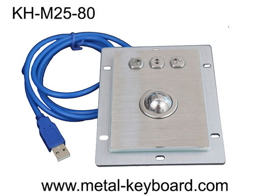 3 peso ligero industrial rugoso montado del acero inoxidable del ratón del ordenador de los botones IP65