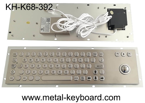Tipo industrial del ratón del Trackball del laser del teclado de ordenador del soporte del panel del metal