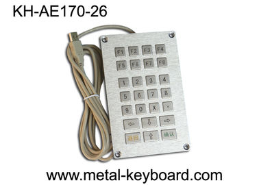 Llaves terminales del teclado 26 del quiosco del metal del autoservicio del USB, teclado dominante plano