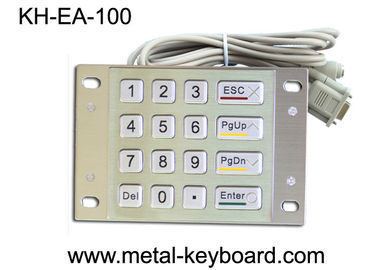 16 teclados numéricos del soporte del panel del metal de las llaves para el quiosco de la entrada del acceso
