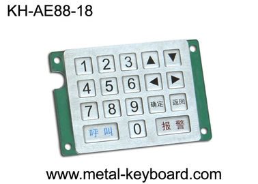 Teclado numérico modificado para requisitos particulares del metal del teclado con el material rugoso del acero inoxidable