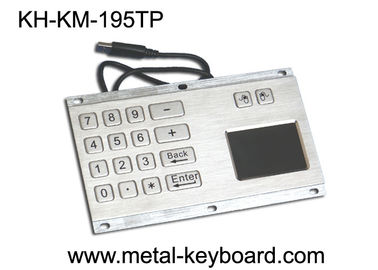 Teclado numérico del soporte del panel del quiosco de la tarifa IP65, metal rugoso del teclado