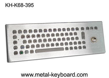 67 llaves Metal el teclado industrial de escritorio con el Trackball para la plataforma industrial del control